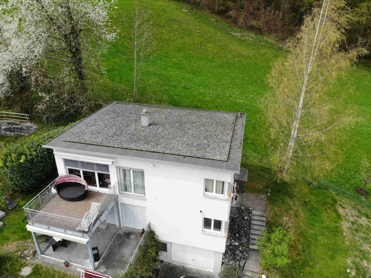 Alpen Panorama View Luxury House With Green Garden Buchs  Exterior foto